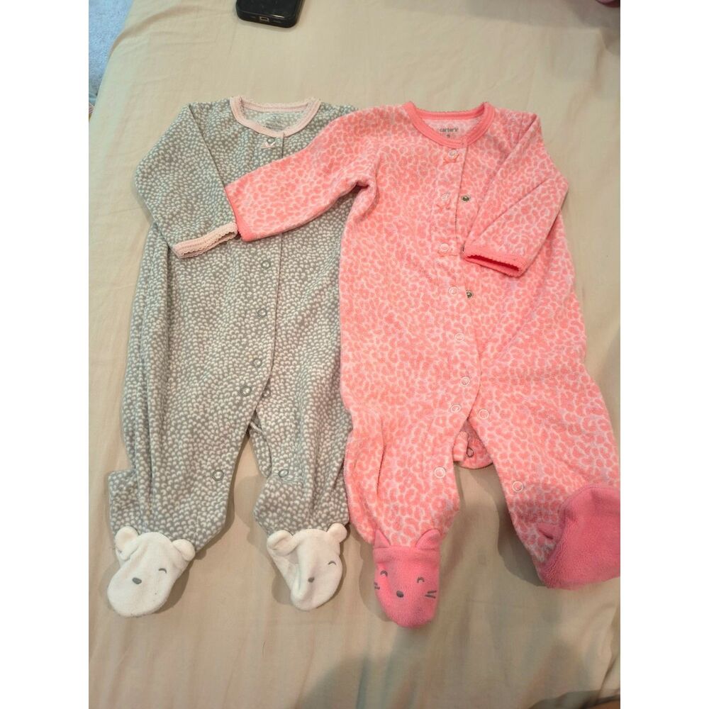 Carter's Infant Girls' Microfleece set of 2, 0-3m